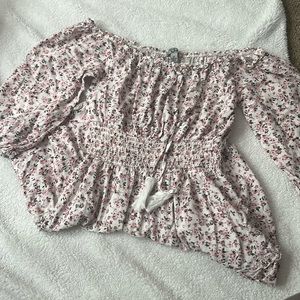 Off the shoulder midi dress